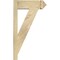 Ekena Millwork Traditional Arts & Crafts Rough Sawn Outlooker, Douglas Fir, 6"W x 16"D x 28"H OUT06X16X28TRA03RDF - alternate 3